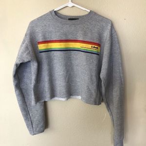 Brandy Melville Cropped Sweatshirt